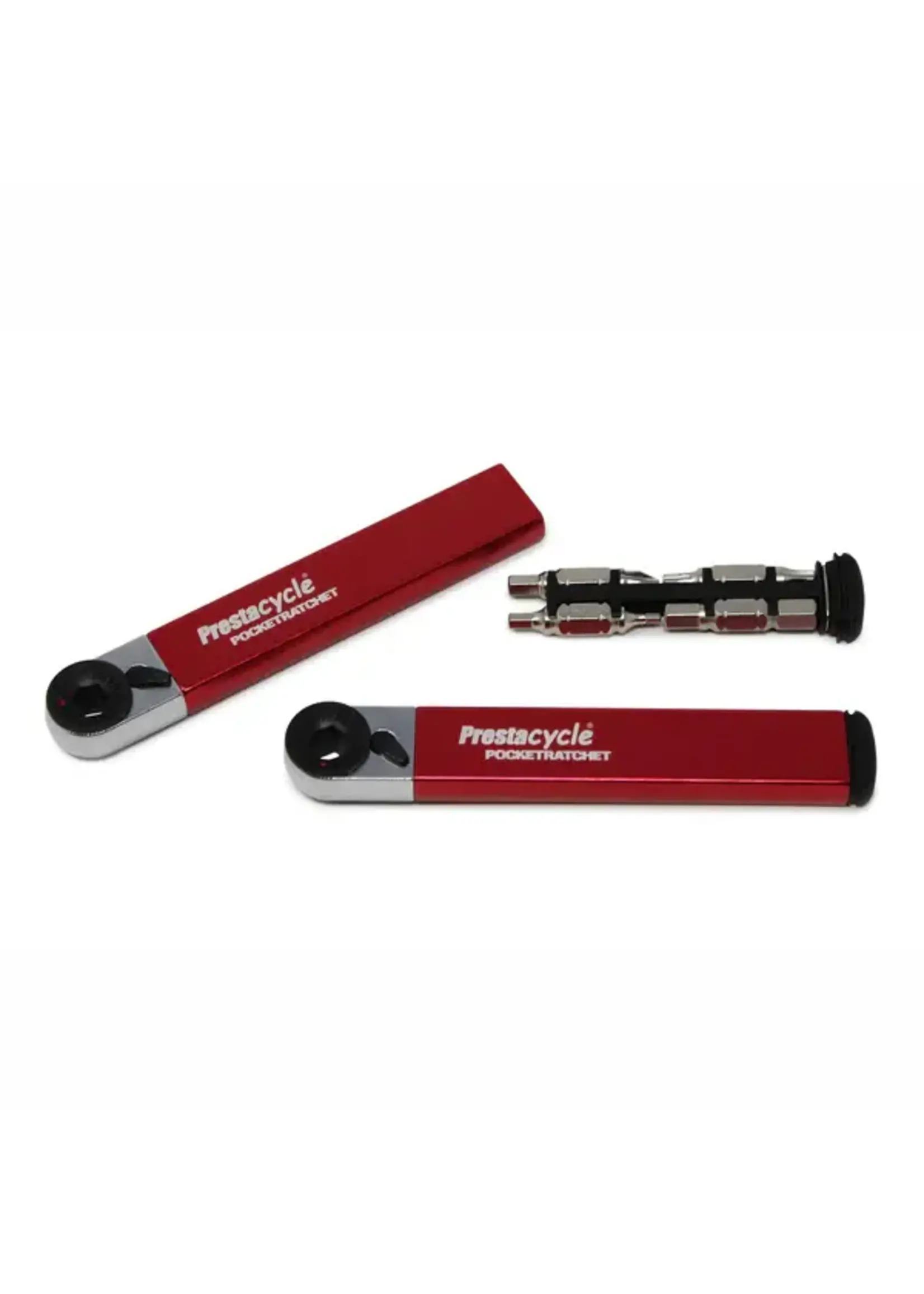 Prestacycle Prestacycle PocketRatchet - Pocket Multi-tool w/Bits stored in handle