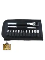 Prestacycle Prestacycle T-Handle Ratchet Wallet - 3 way Ratchet and T-Handle Tool Kit