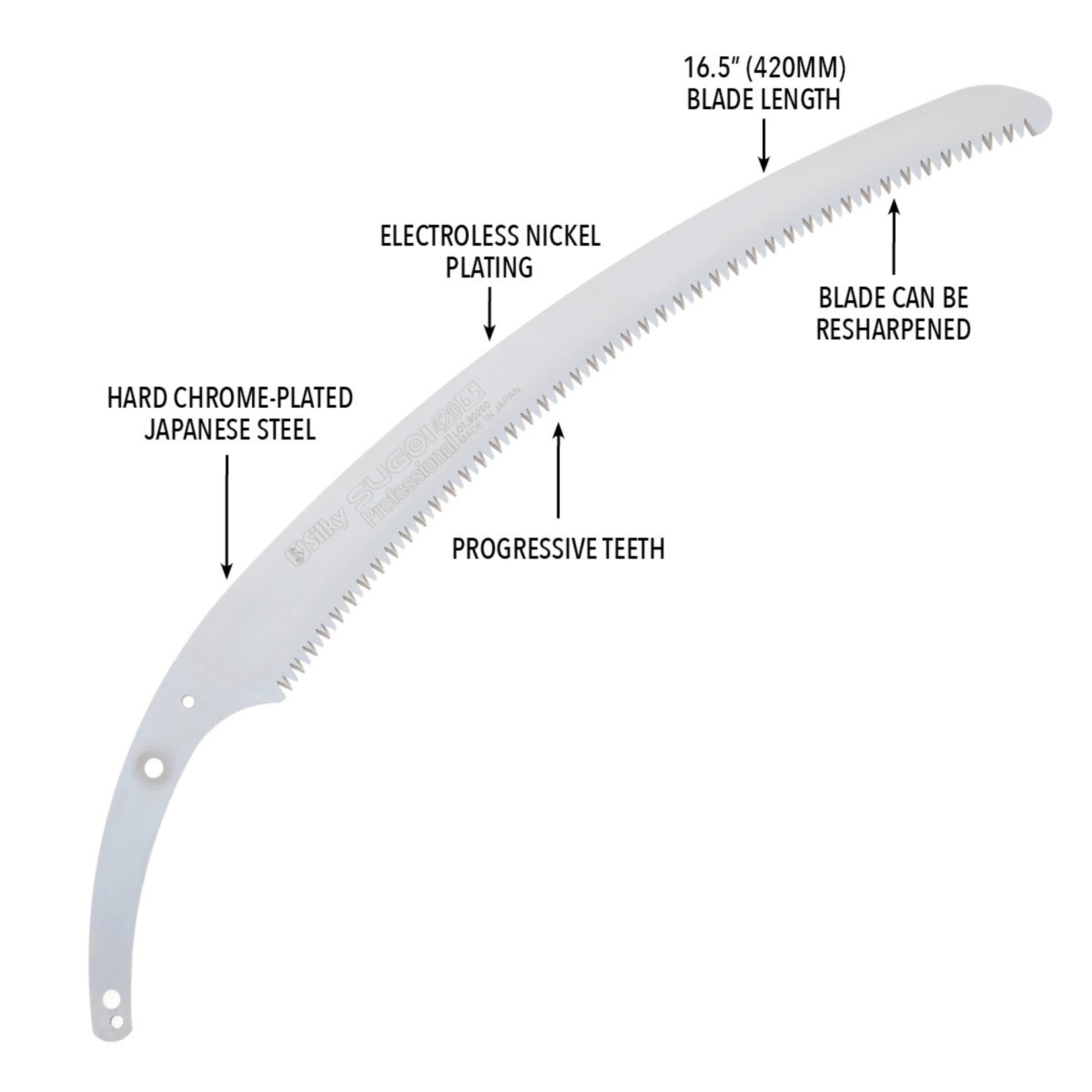 Silky Saws Blade 420mm, Sugoi Professional