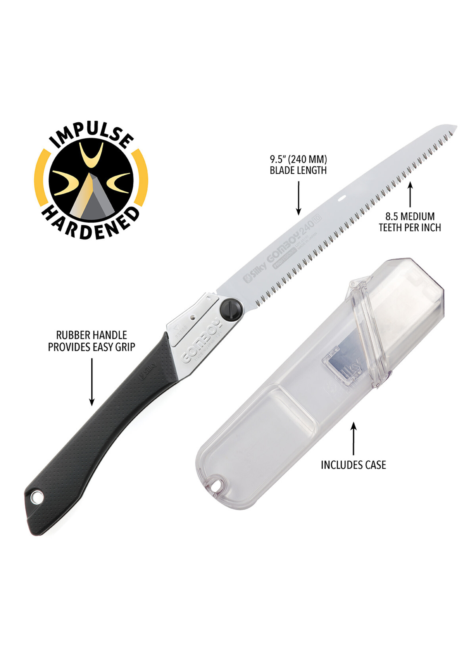 Silky Saws GOMBOY Professional 240mm medium teeth
