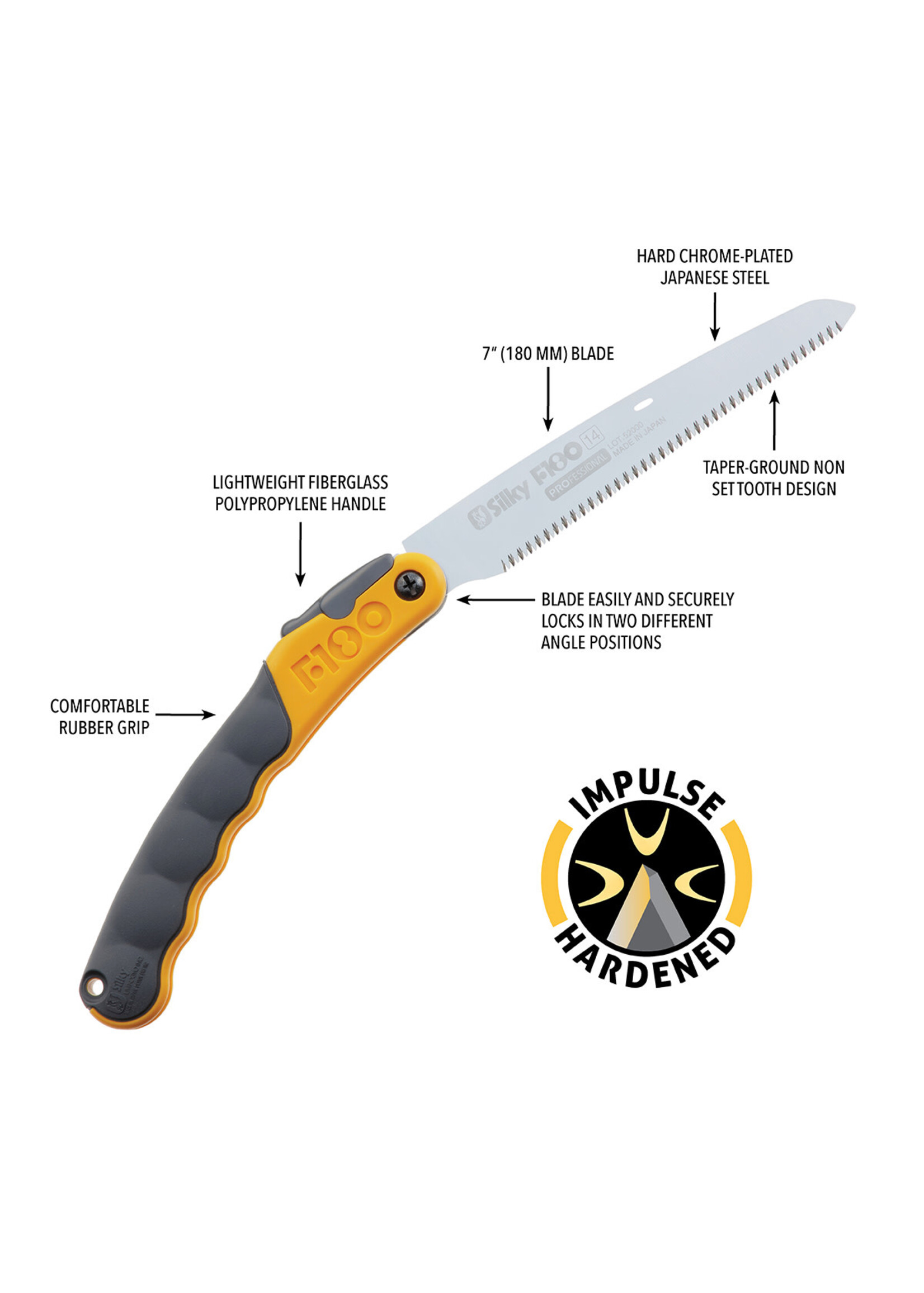 Silky Saws F-180 Professional 180mm, fine teeth