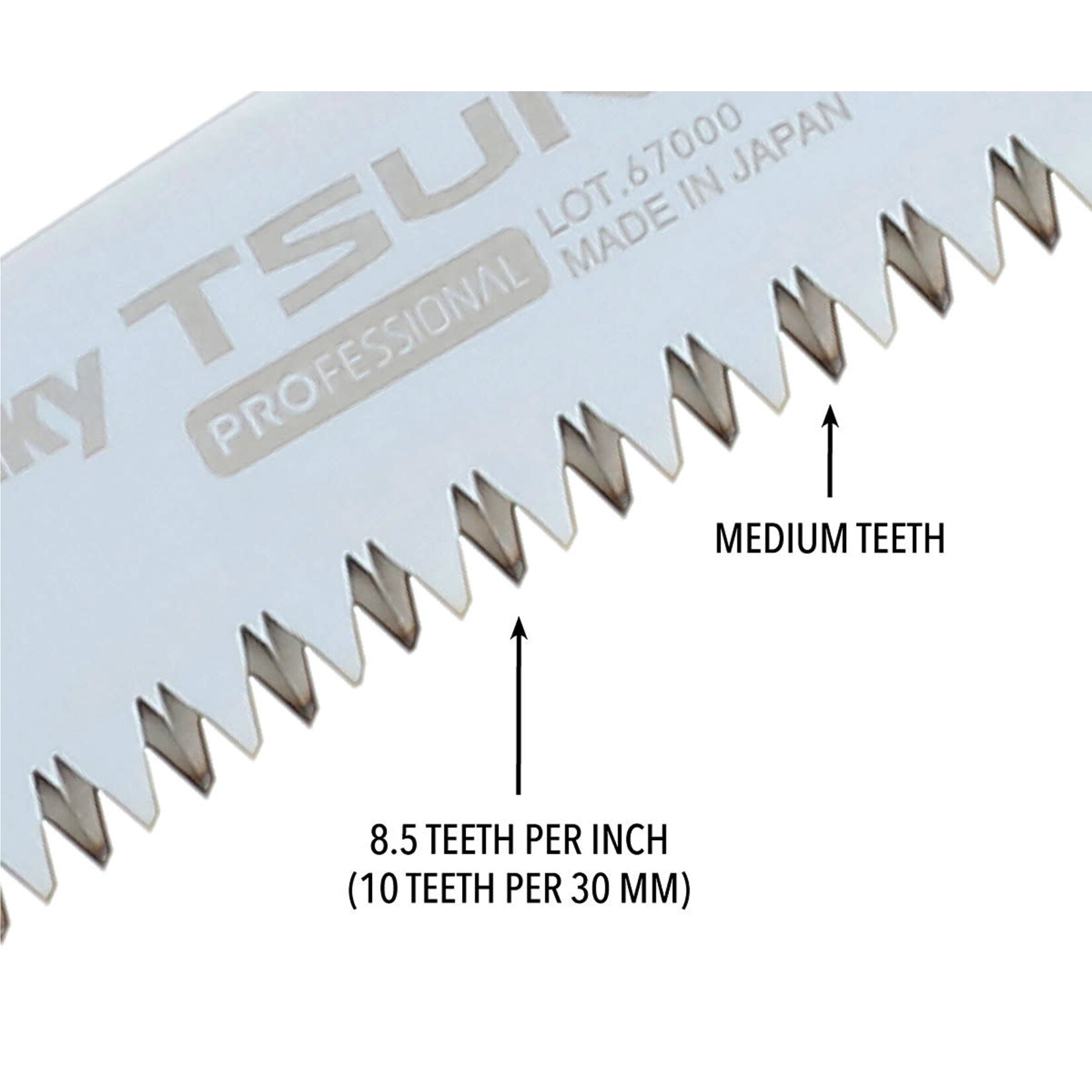 Silky Saws Blade 330mm, TSURUGI CURVE, Med Teeth