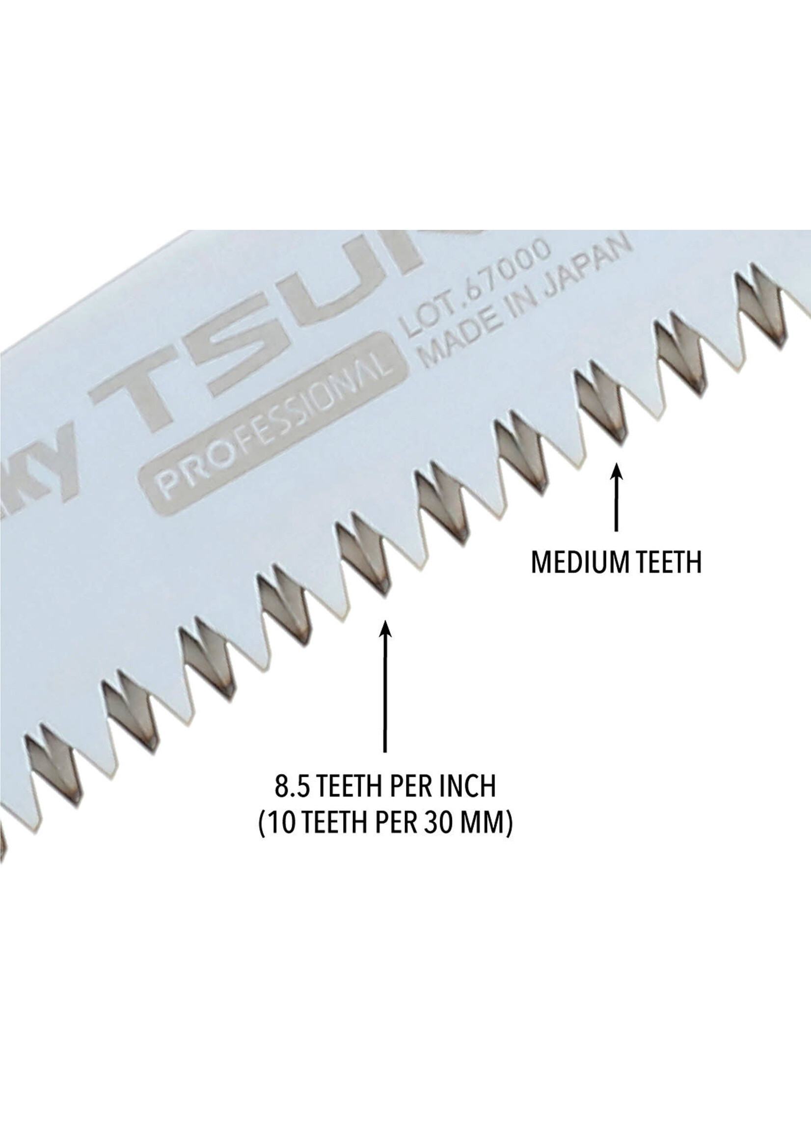 Silky Saws Blade 330mm, Tsurugi Curve Professional medium teeth