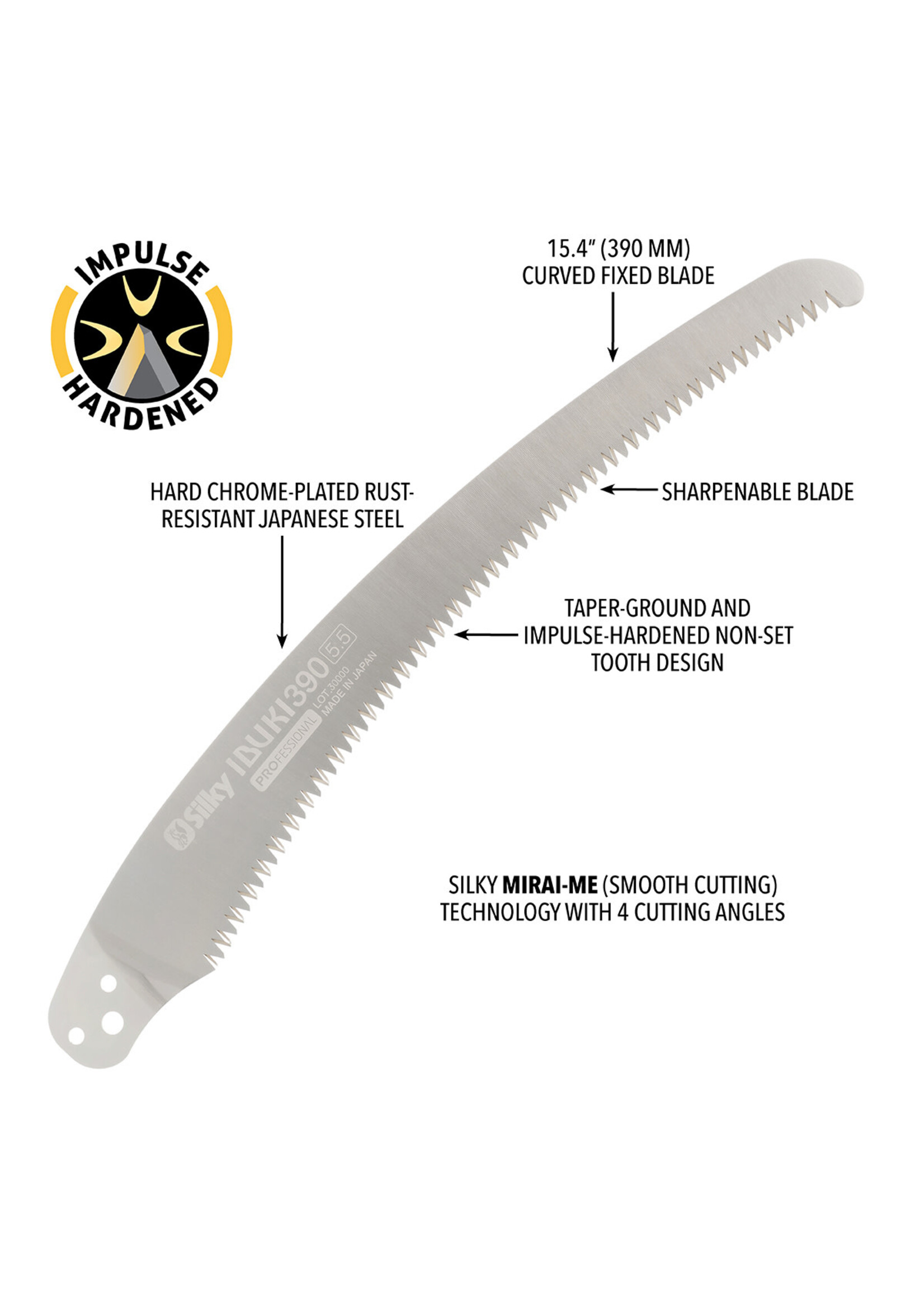 Silky Saws Blade 390mm, Ibuki Professional