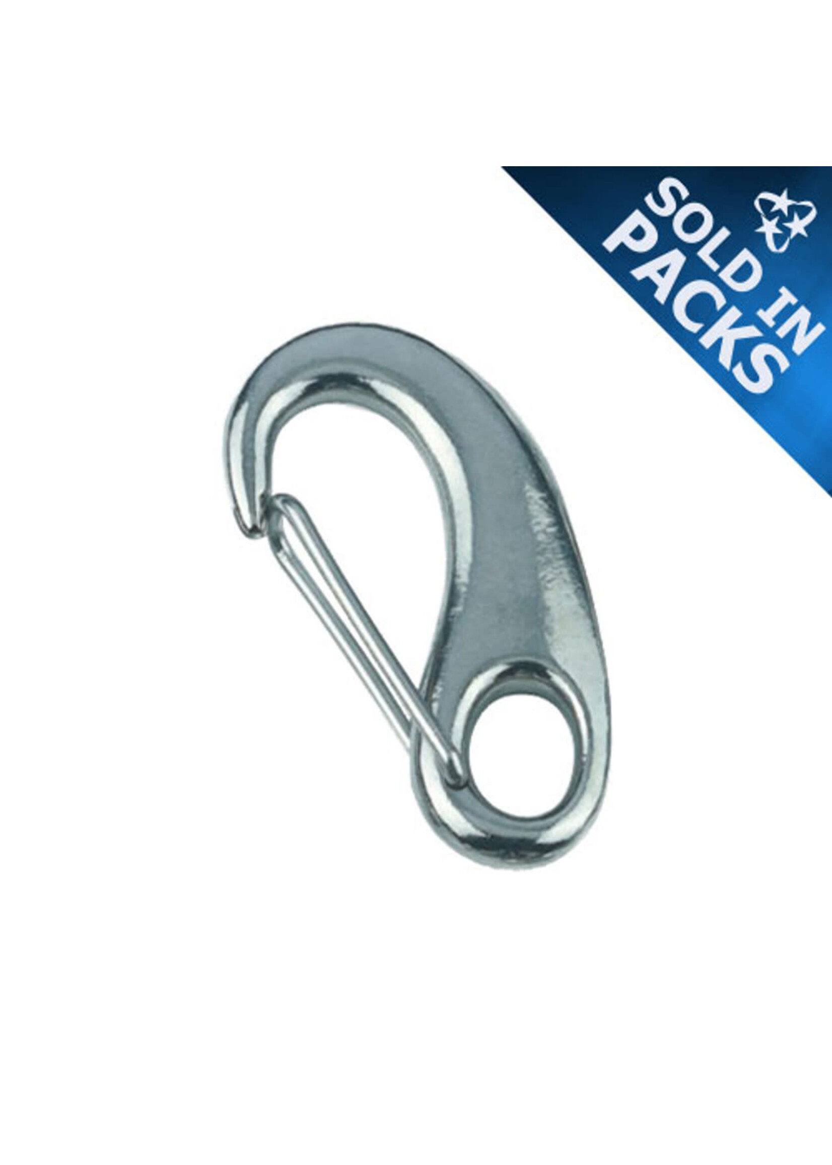 316 Stainless Steel Spring Gate Snaps - 10 Pack - Small
