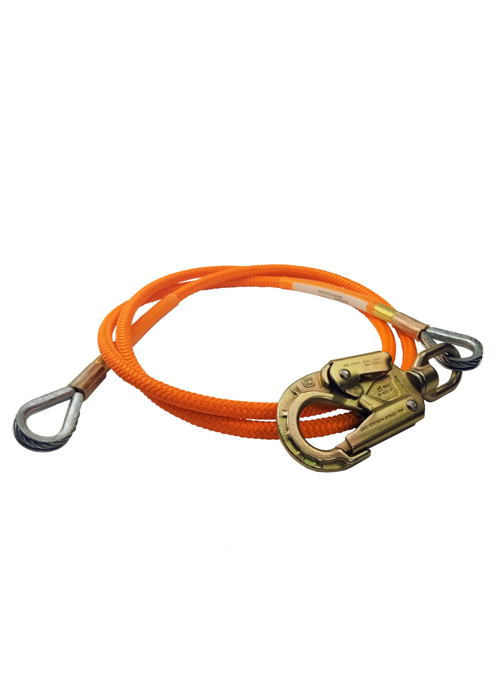 ProClimb 3/4" Wirecore Flip Line Lanyard