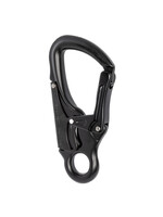 ProClimb Forged Aluminum Snaphook w/ Fixed Eye - Black
