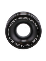 Notch Equipment Notch Hard Coated Rigging Thimble Size 1 (20mm x 14mm)