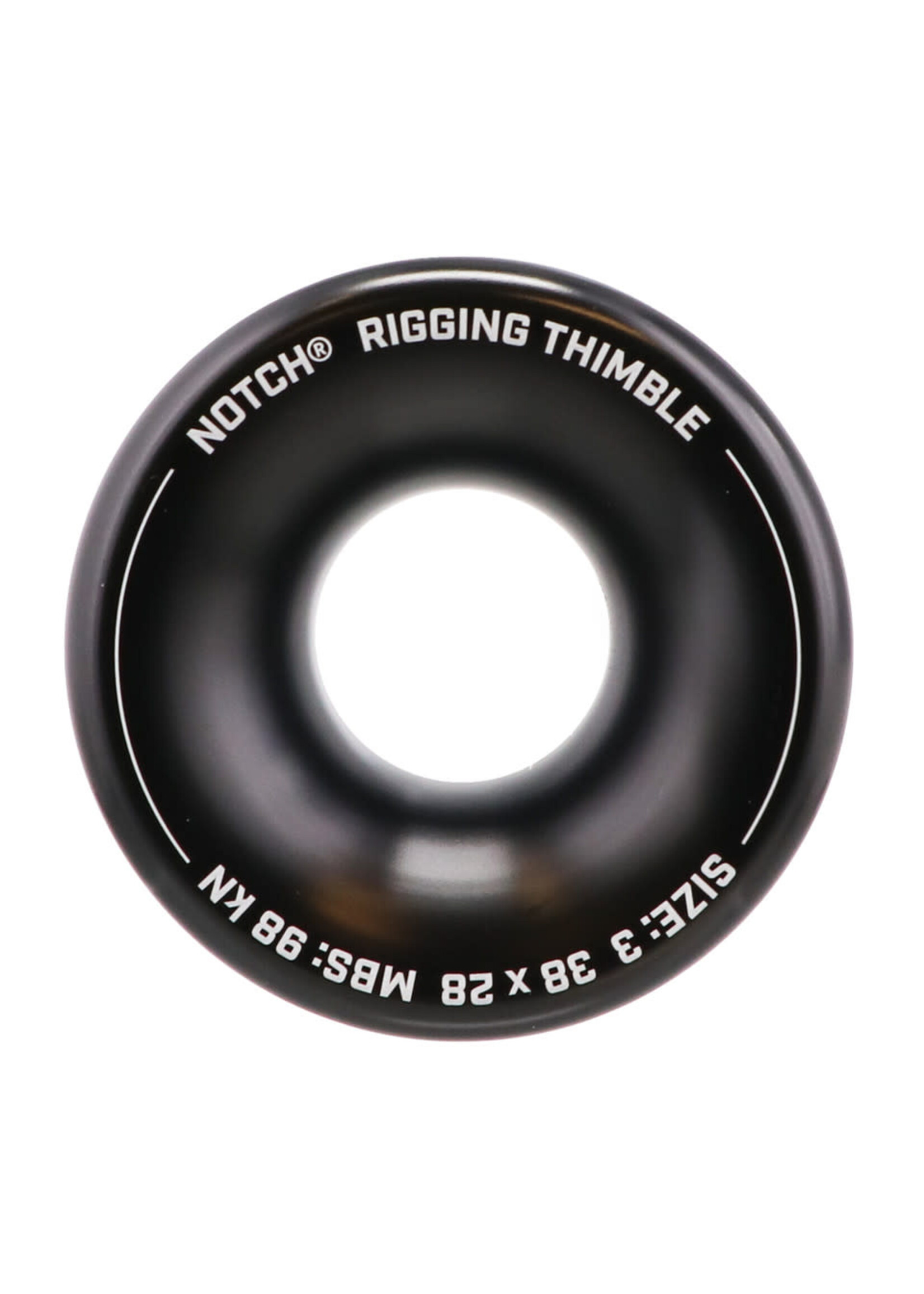 Notch Equipment Notch Hard Coated Rigging Thimble Size 3 (38mm x 28mm)