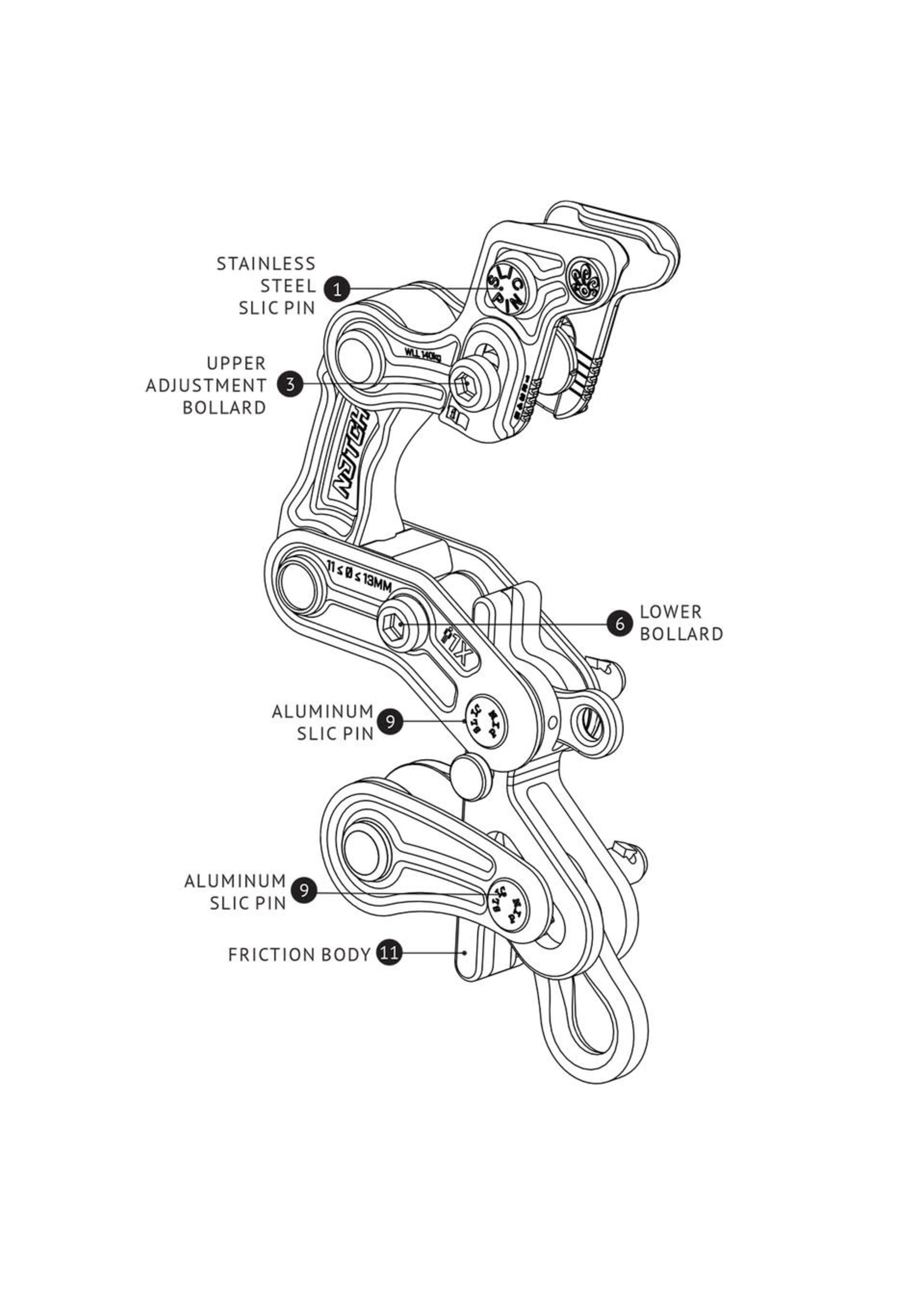 Notch Equipment Friction Body Kit for Rope Runner Pro