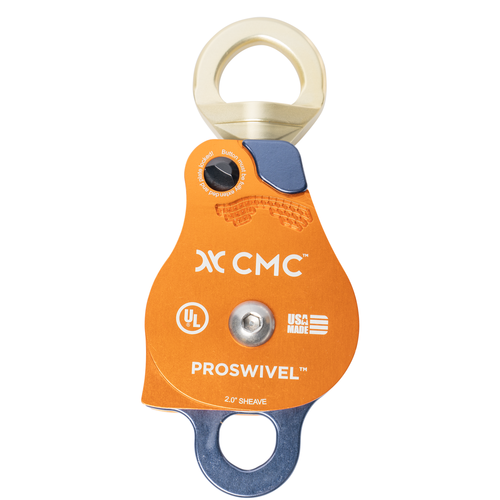 CMC PULLEY, PROSWIVEL 2.0", PMP, DOUBLE, CMC