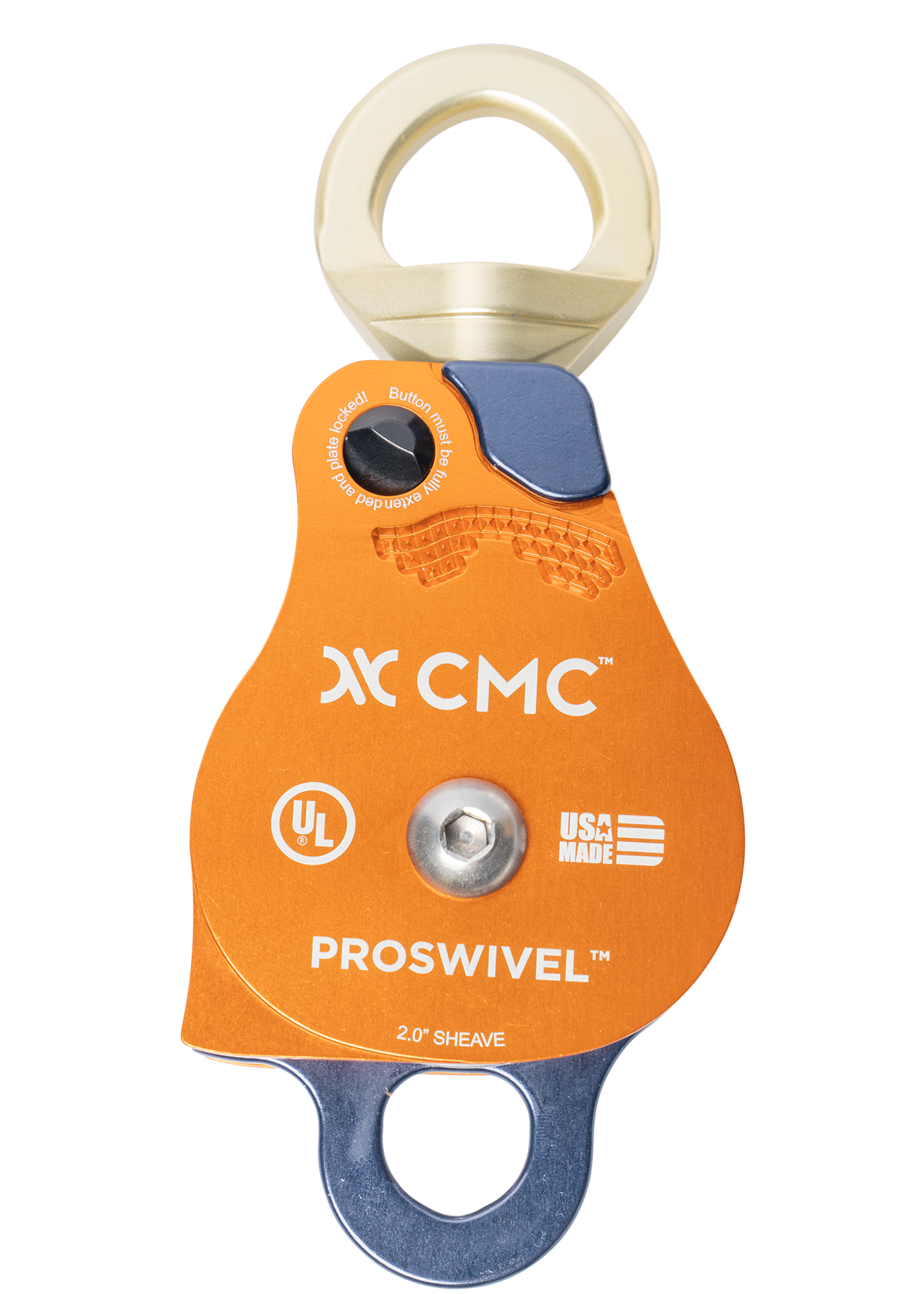 CMC PULLEY, PROSWIVEL 2.0", PMP, DOUBLE, CMC