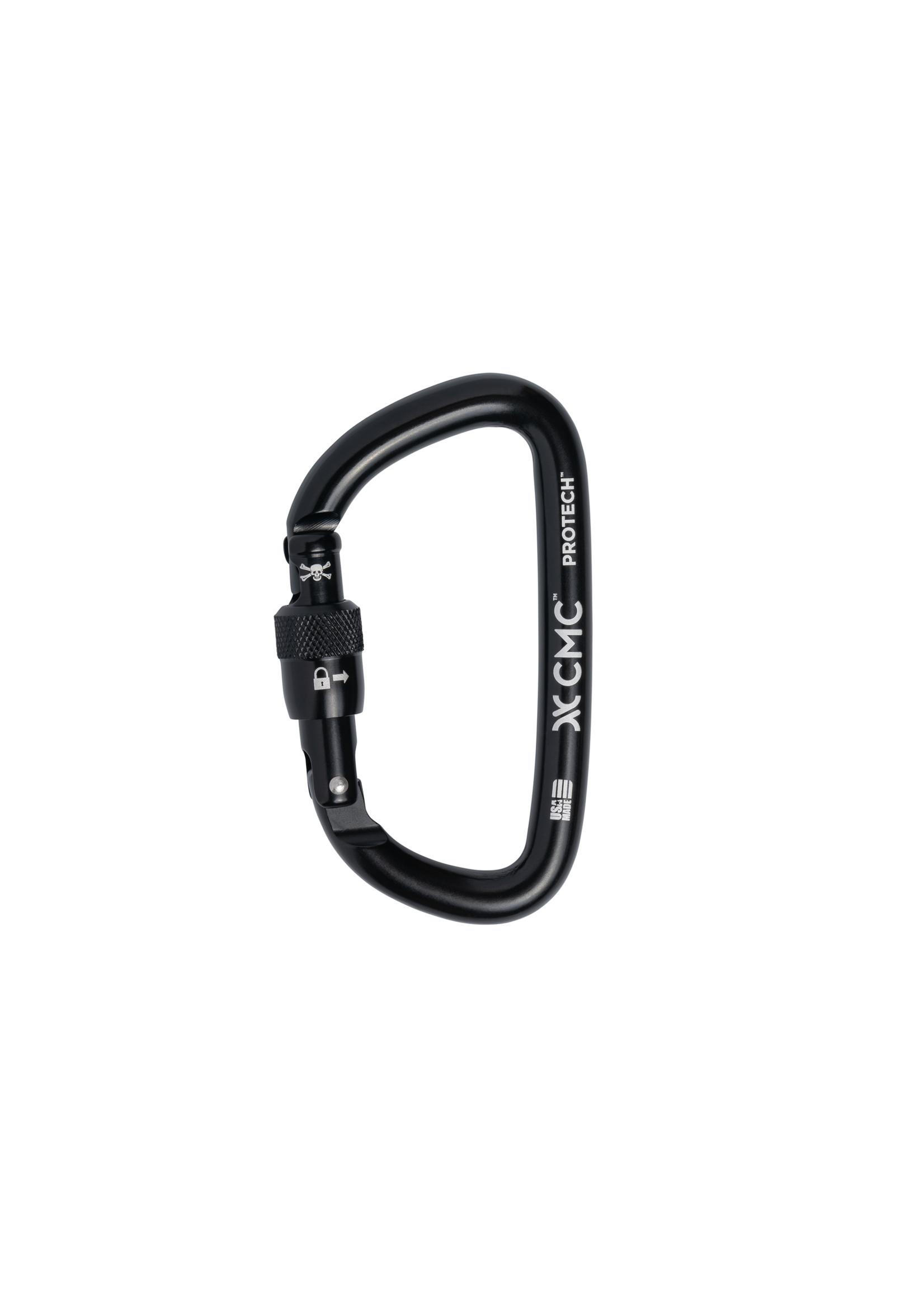 CMC CARABINER, PT LOCK BLK, CMC