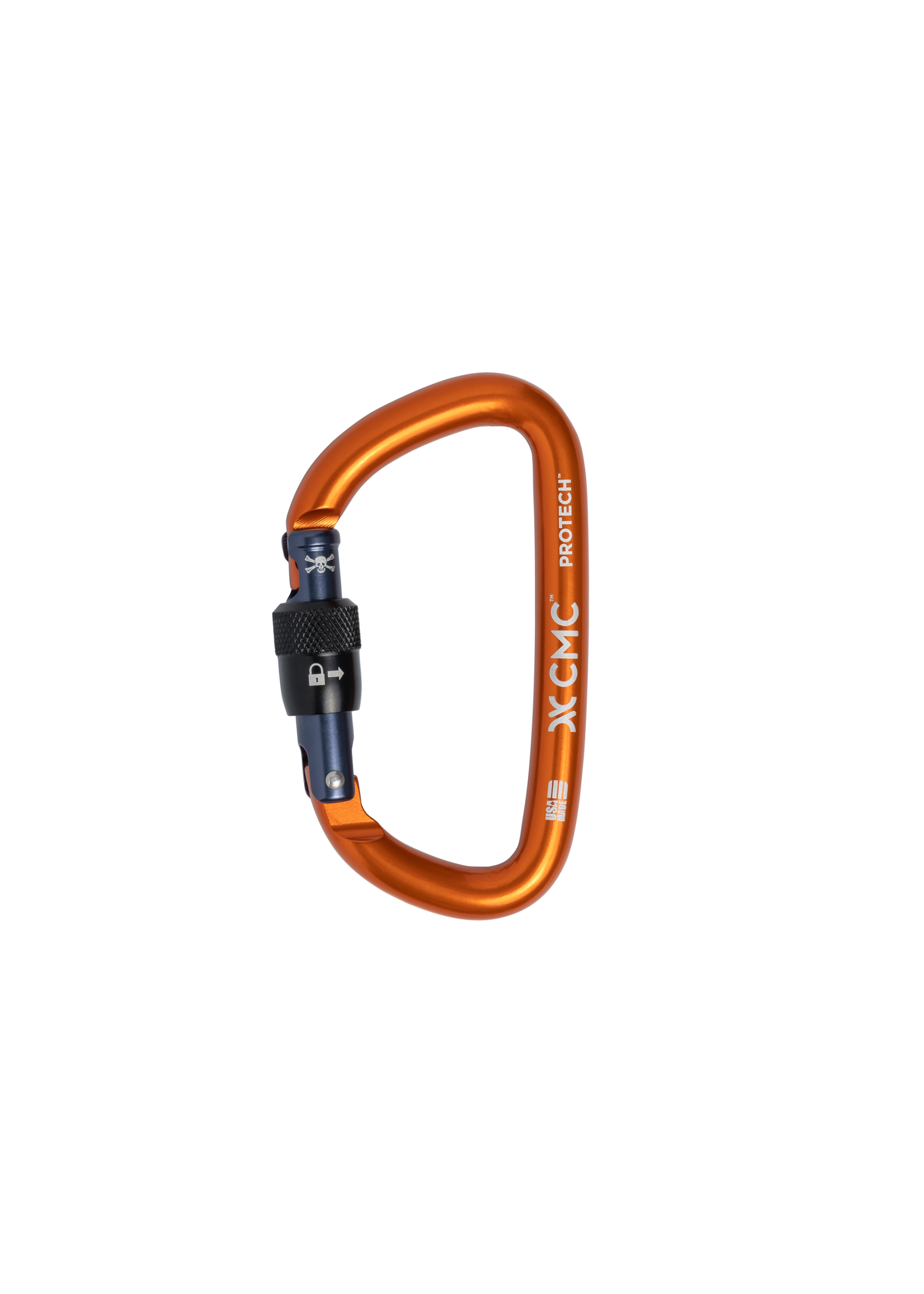 CMC CARABINER, PT LOCK ORG, CMC