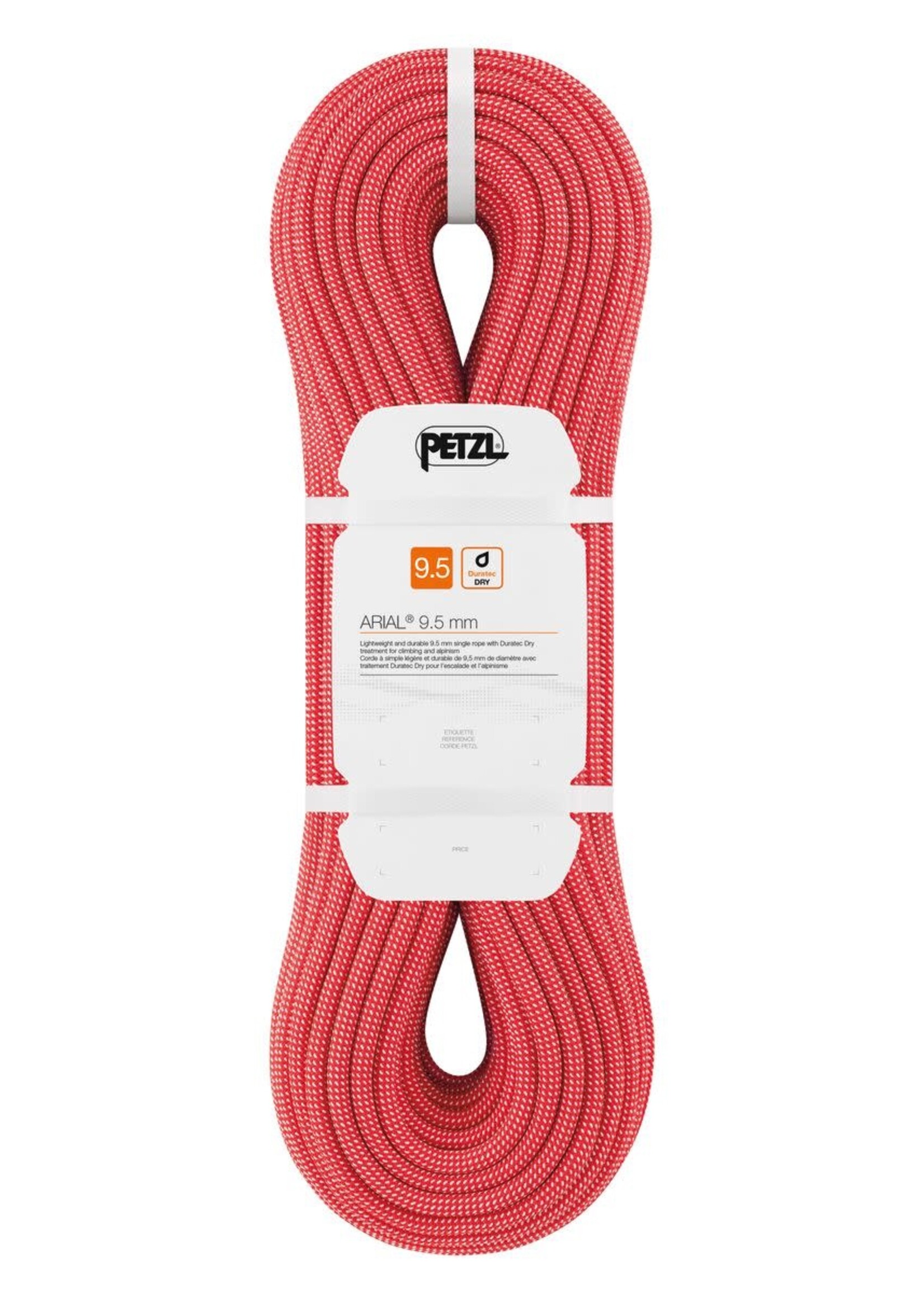 PETZL ARIAL ROPE 9.5MM RED 60 M