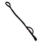 Yates 572DL-L QUICK DISCONNECT FROG CANINE LEASH LONG BLACK