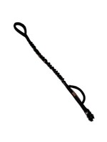 Yates 572DL-L QUICK DISCONNECT FROG CANINE LEASH LONG BLACK