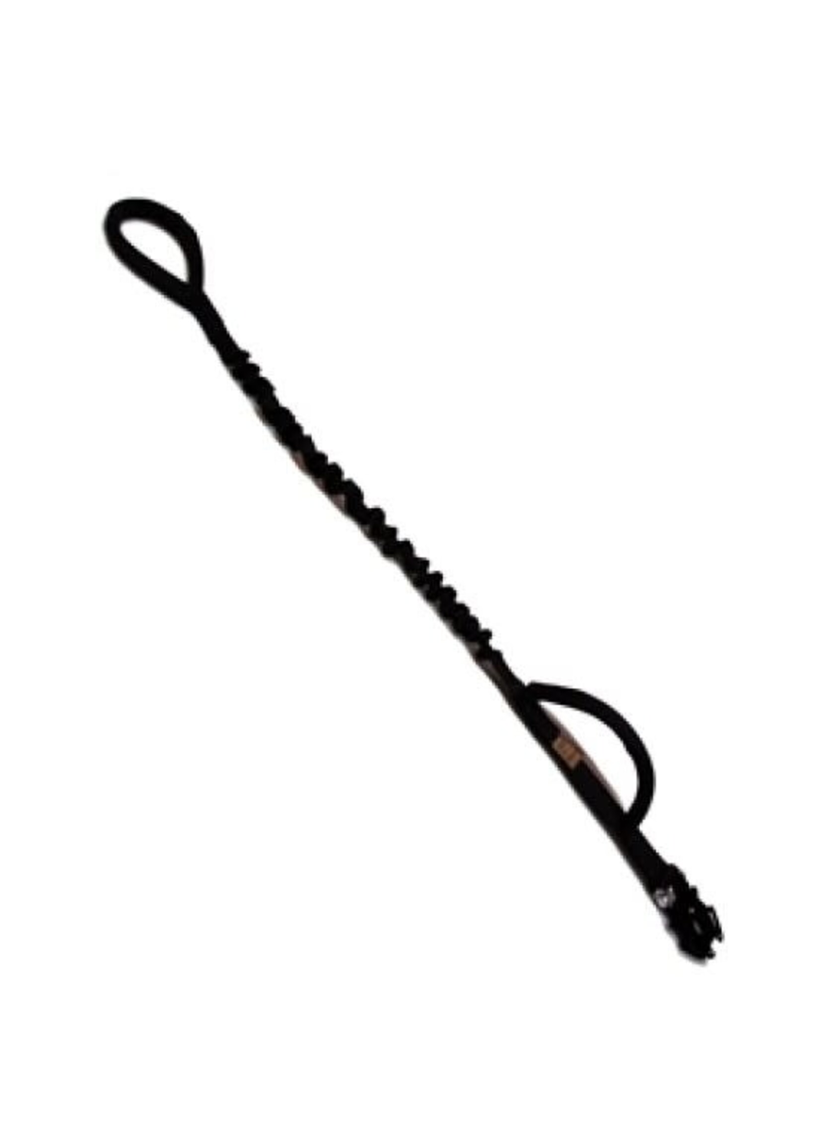 Yates 572DL-L QUICK DISCONNECT FROG CANINE LEASH LONG BLACK