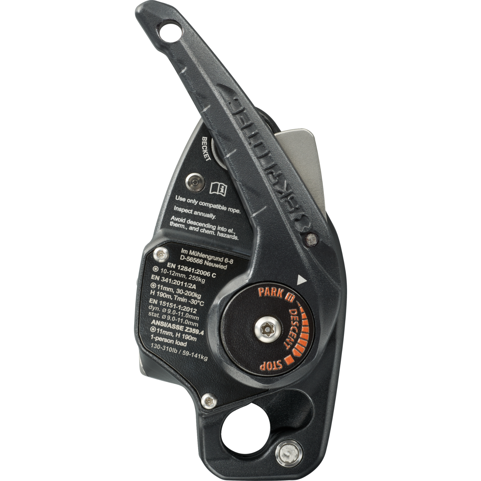 SKYLOTEC SIRIUS Rope Access Descender/Work Positioning Device