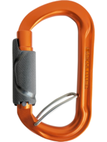 SKYLOTEC SKYLOTEC Aluminum Oval Double Tri-Lock Carabiner Captive Bar - Orange