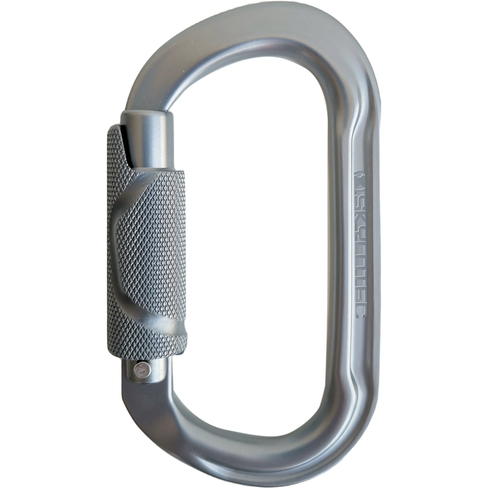 SKYLOTEC SKYLOTEC Aluminum Oval Double Twist Lock Carabiner - Grey