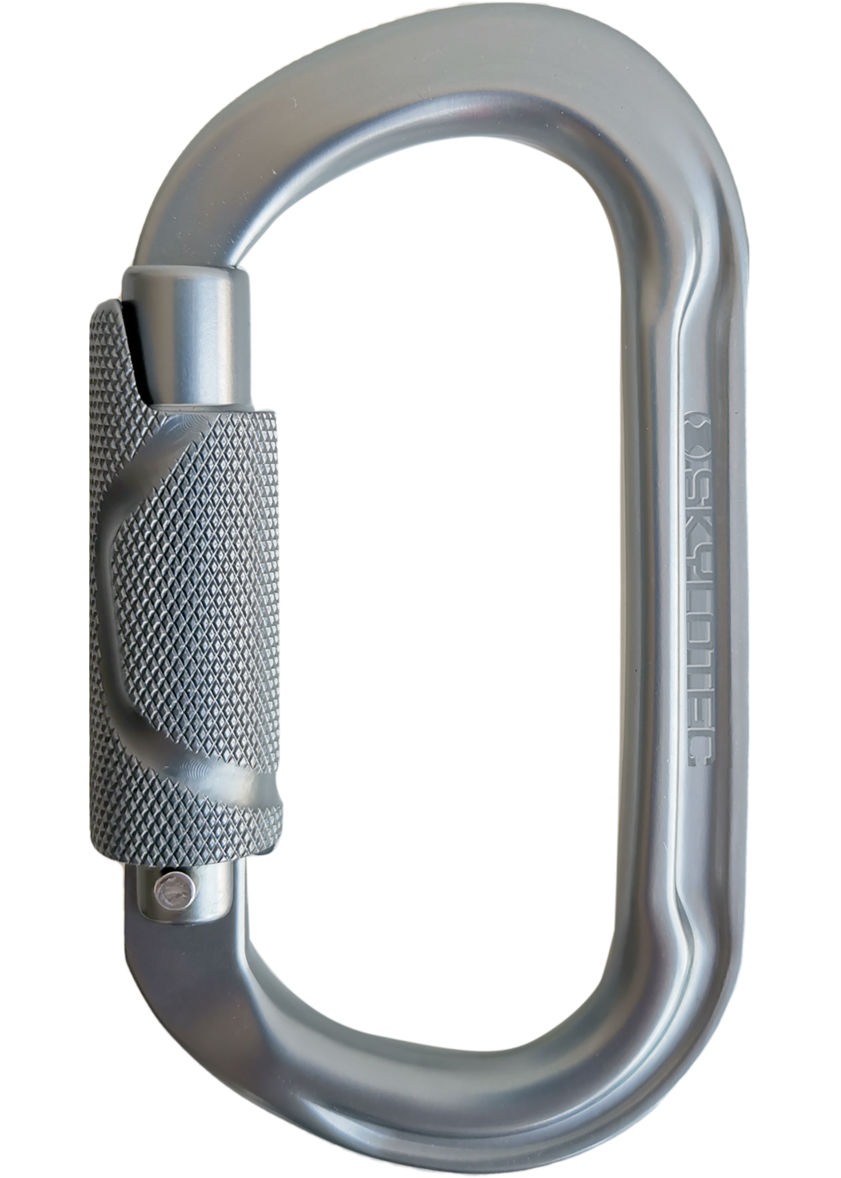 SKYLOTEC SKYLOTEC Aluminum Oval Double Twist Lock Carabiner - Grey
