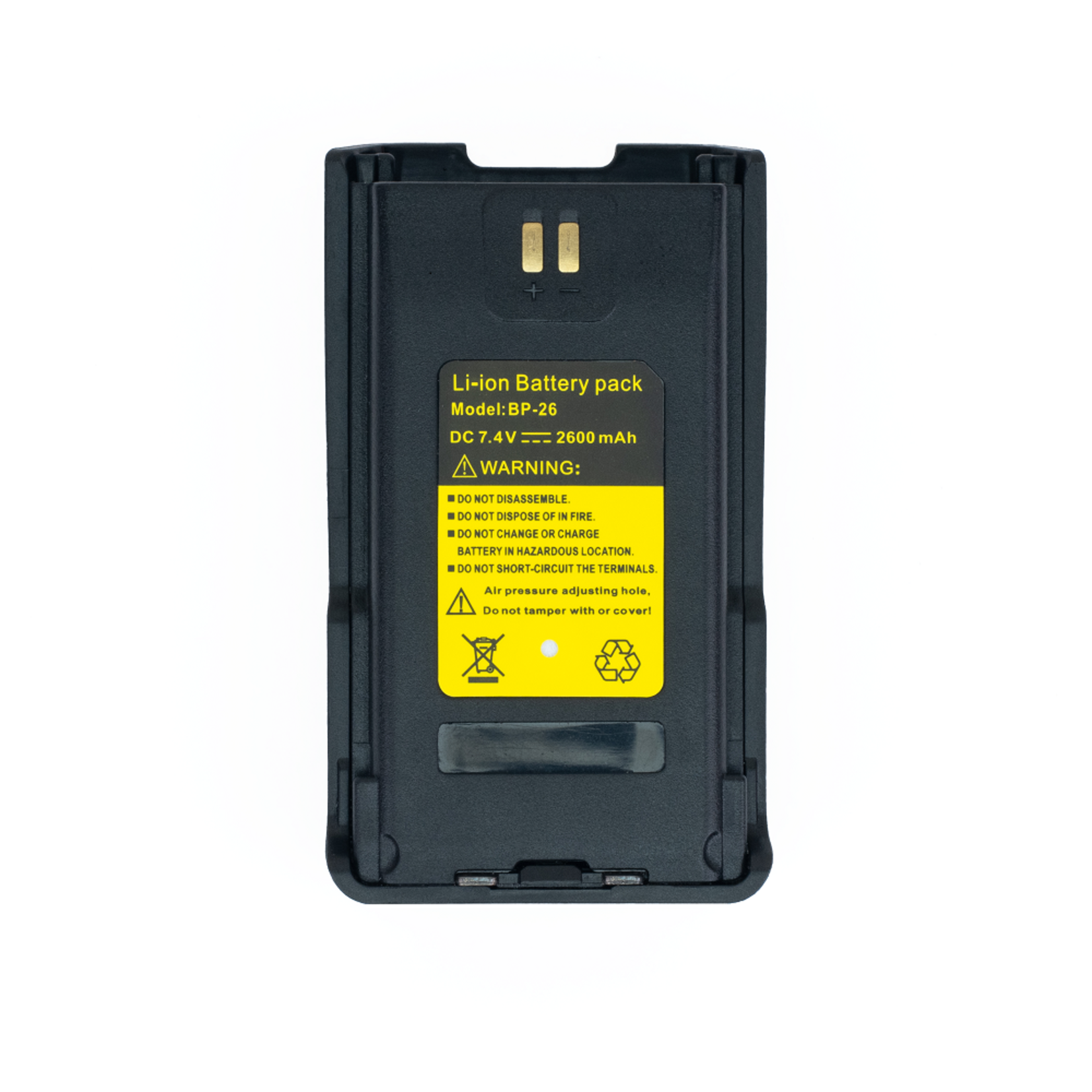 BTECH BP-26 2600mAh Replacement Battery for GMRS-PRO