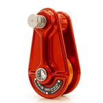 ISC Small Rigging Pulley for up to 16mm Rope - 100kN - Red with Orange Wheel