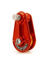ISC Small Rigging Pulley for up to 16mm Rope - 100kN - Red with Orange Wheel