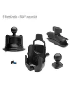 Rocky Talkie Dashmount Cradle for 5 Watt Radio + RAM mount kit