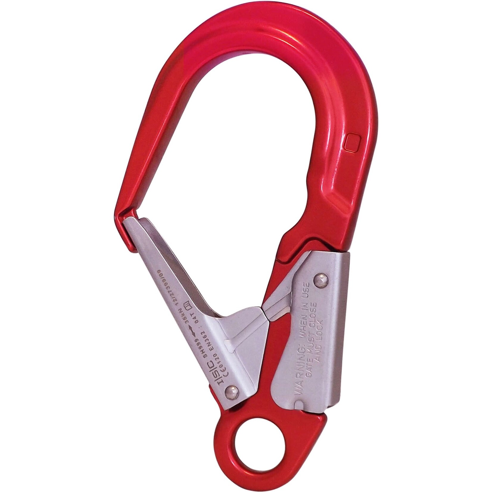 ISC Scaffold Hook - Locking Nose - Aluminium - Red - 35kN
