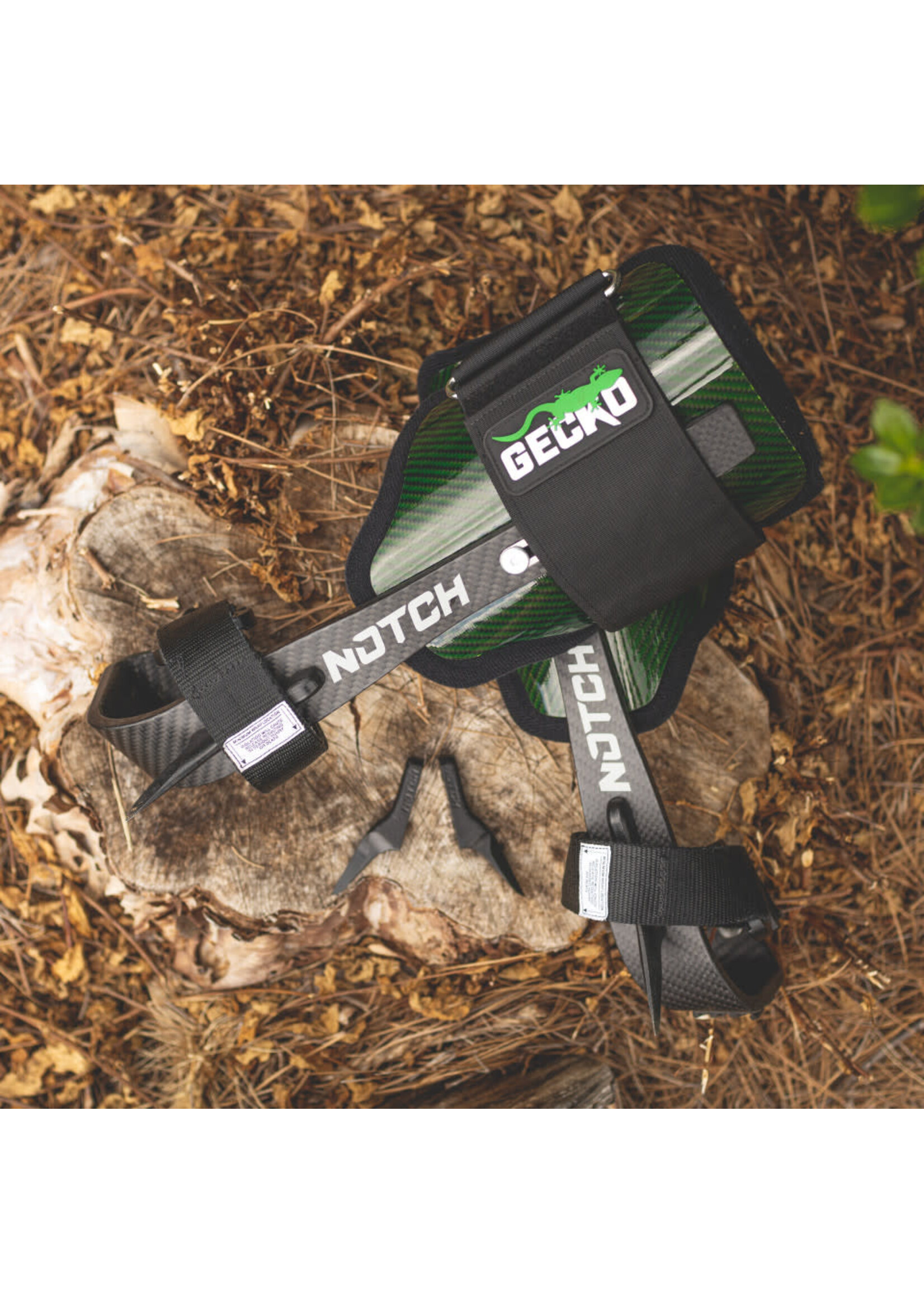 Notch Equipment Notch Gecko Carbon Fiber 2.0 Climbers (Includes Tree & Pole Gaffs)