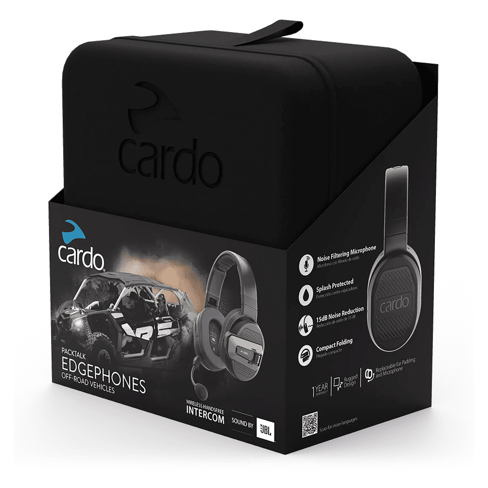 Cardo Systems PACKTALK EDGEPHONES ORV SINGLE