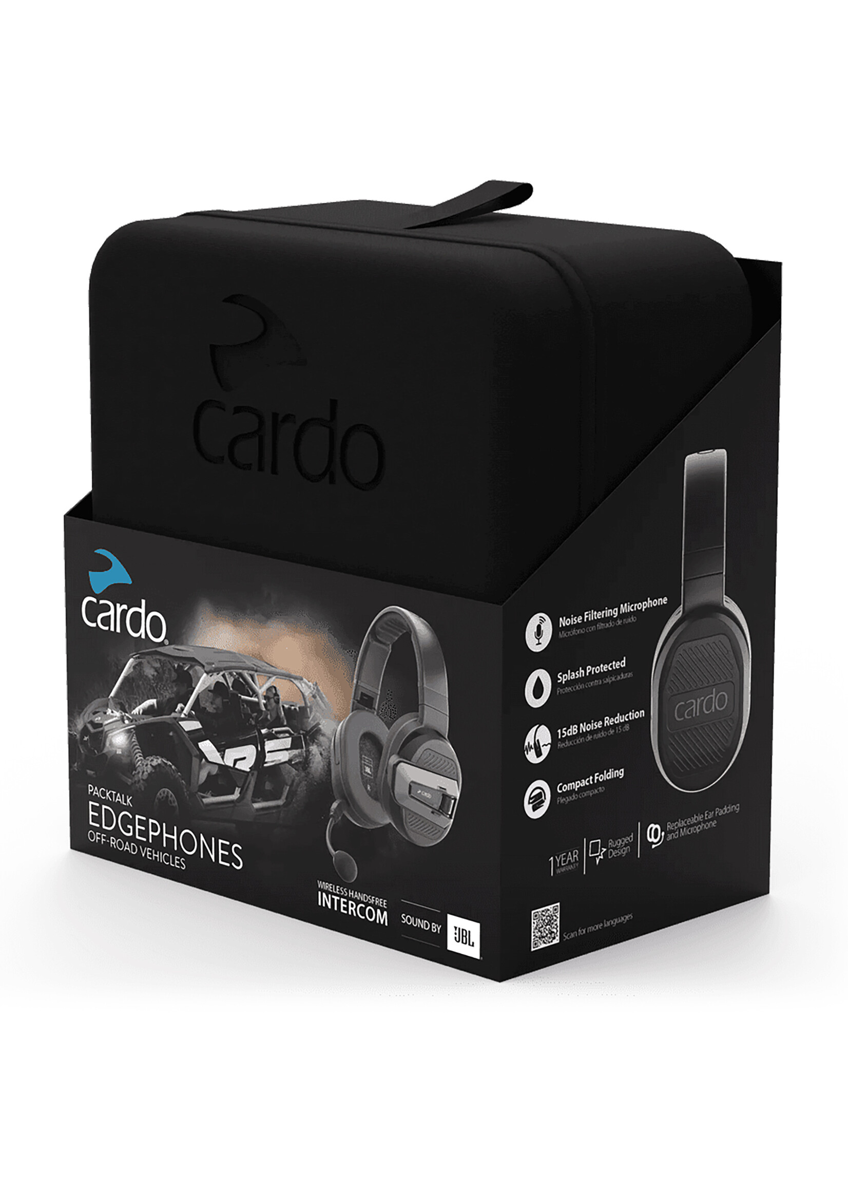 Cardo Systems PACKTALK EDGEPHONES ORV SINGLE