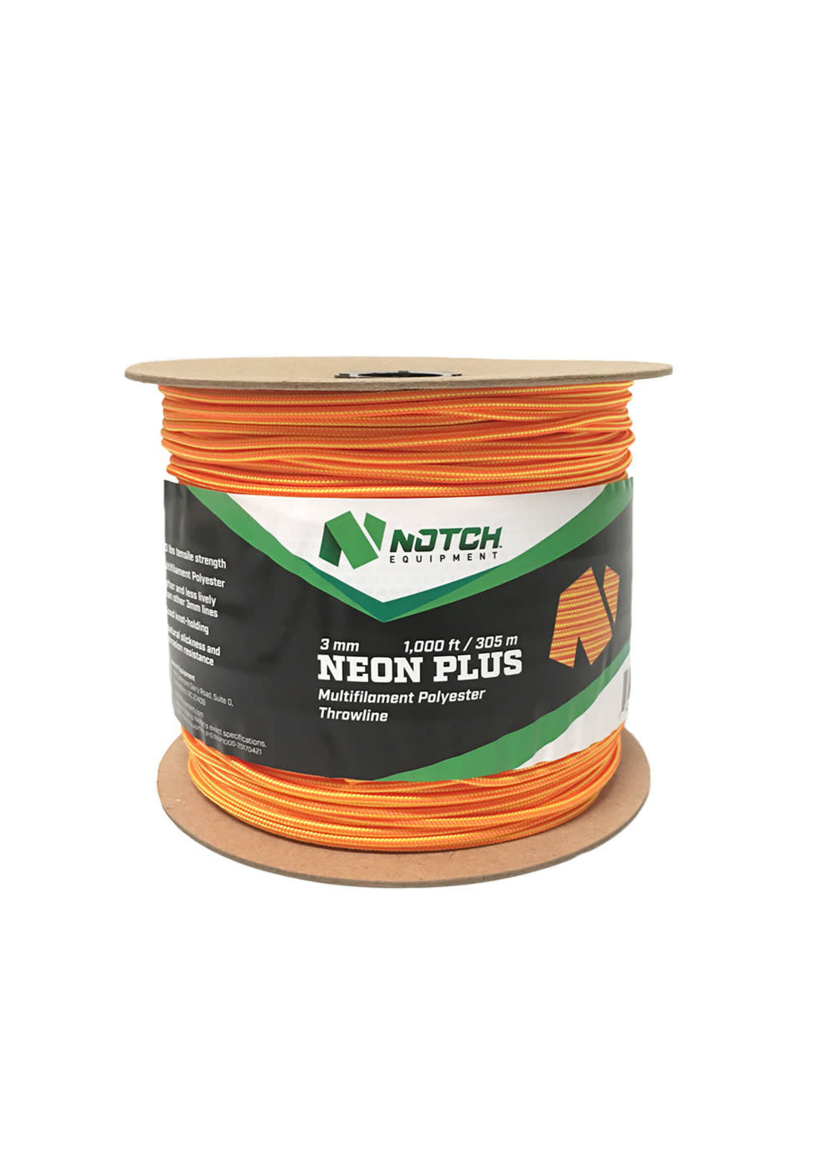 Notch Equipment Notch Neon Plus 3mm Throwline 1000 Feet
