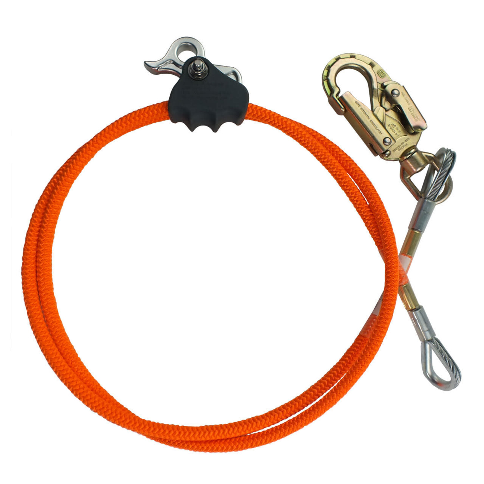 ProClimb ProClimb 1/2" Wirecore Flip Line Lanyard All-In-One Kit