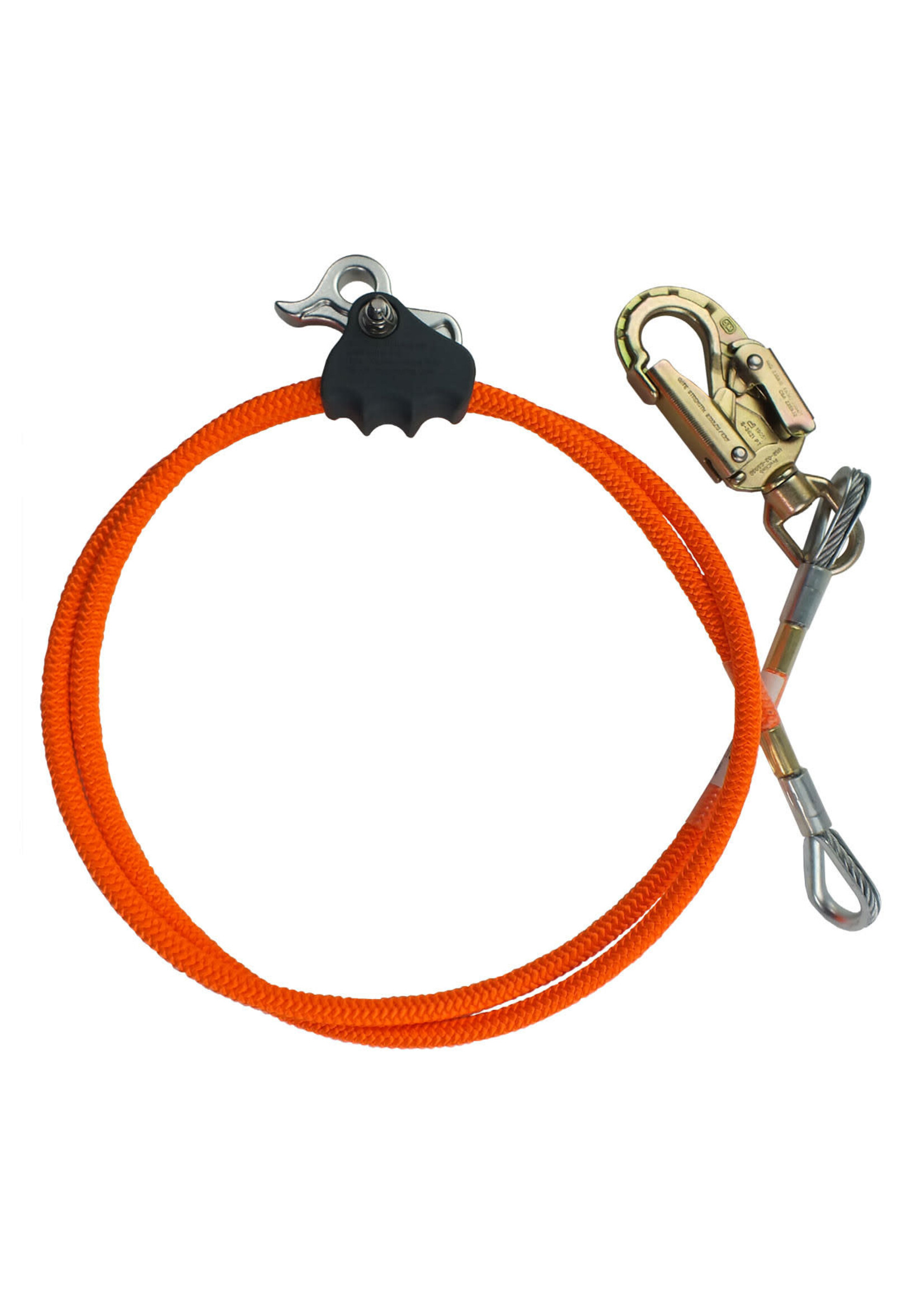 ProClimb ProClimb 1/2" Wirecore Flip Line Lanyard All-In-One Kit