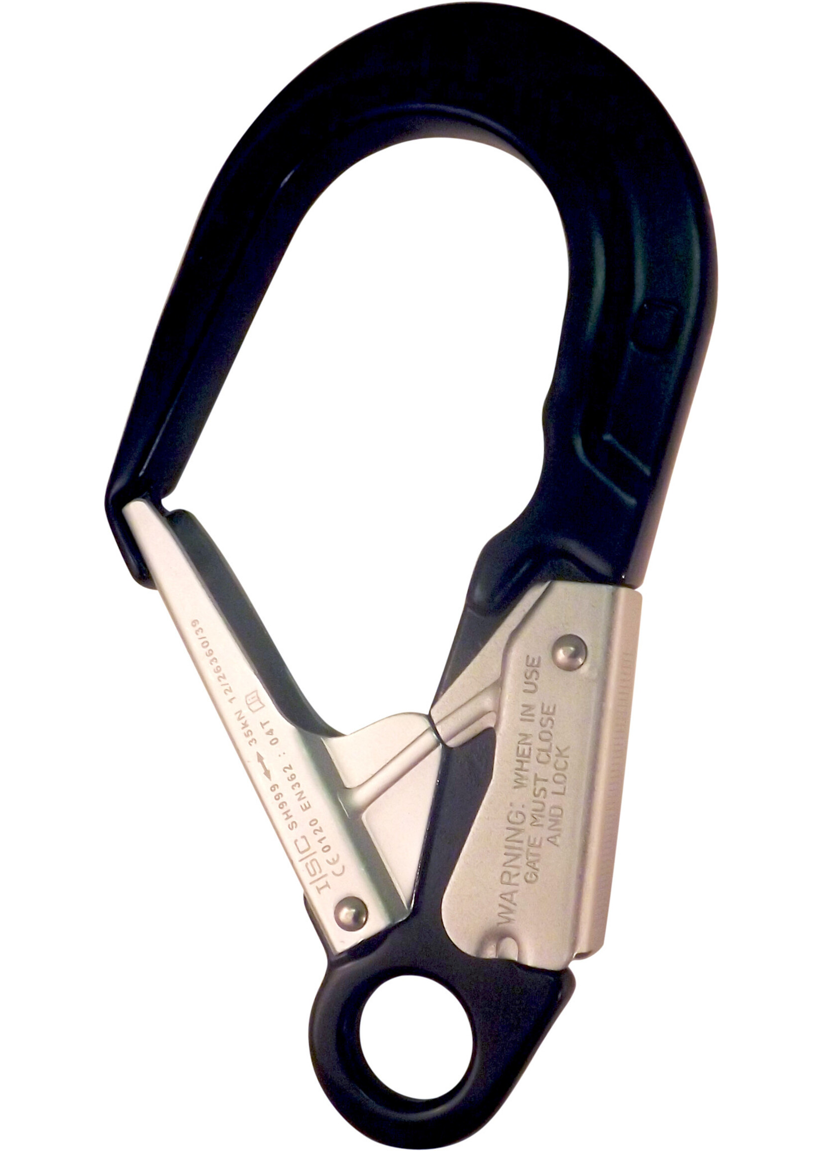 ISC Scaffold Hook - Locking Nose - Aluminium - Black - 35kN