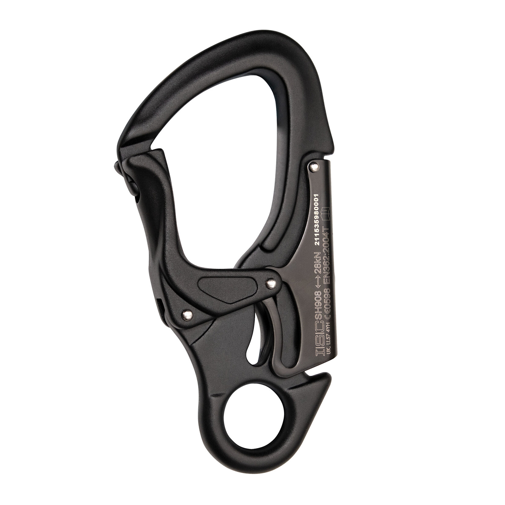 ISC Double-action Snaphook - Aluminium - All Black -  28kN