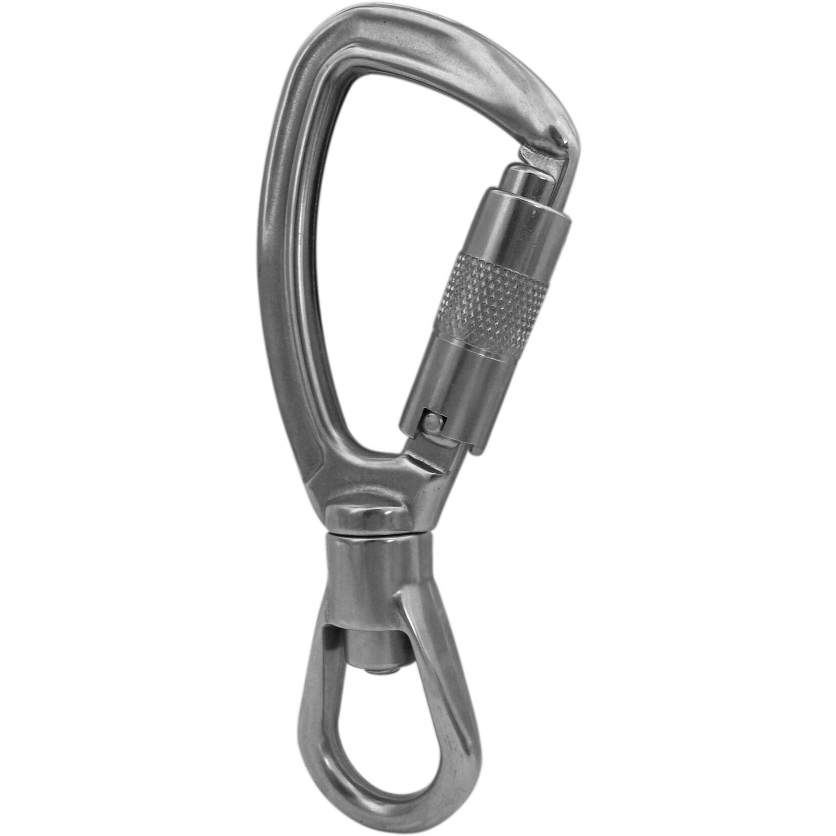 ISC Twister Swivel Eye ANSI Gate Supersafe with Fall Indicator - Stainless Steel - 23kN