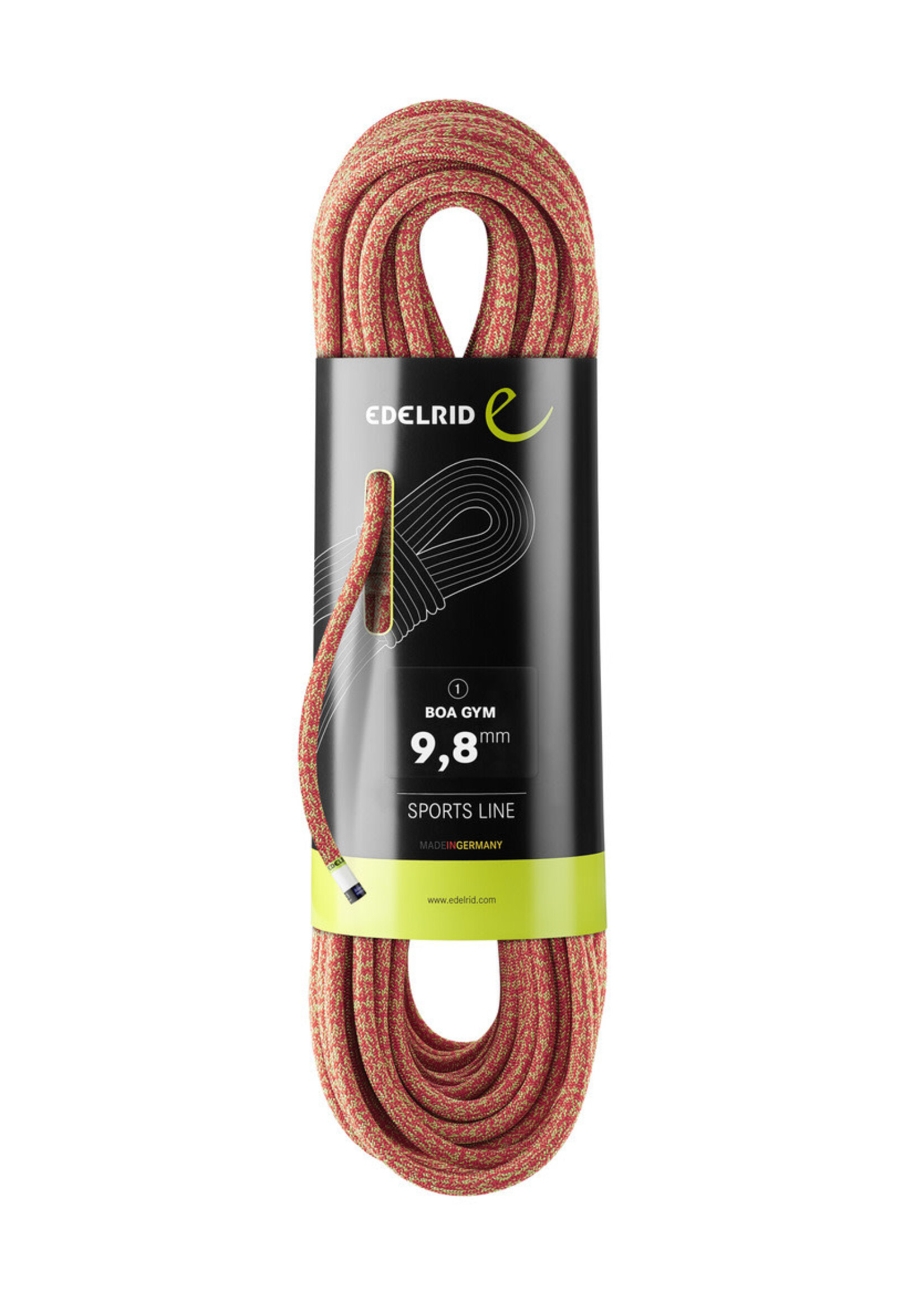 Edelrid Edelrid Boa Gym 9.8mm, 40m, red/green