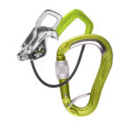 Edelrid MegaJul Belay Kit + HMS Bulletproof Screw II, oasis