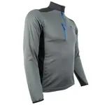 TEUFELBERGER Climbing long sleeve T-shirt / Coolmax - Coolpass / Black & Grey
