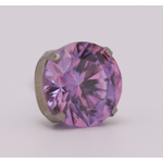 Neometal 18g prong set threadless end 1.5mm fancy purple