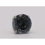 Neometal 18g prong set threadless end 1.5mm ocean gray