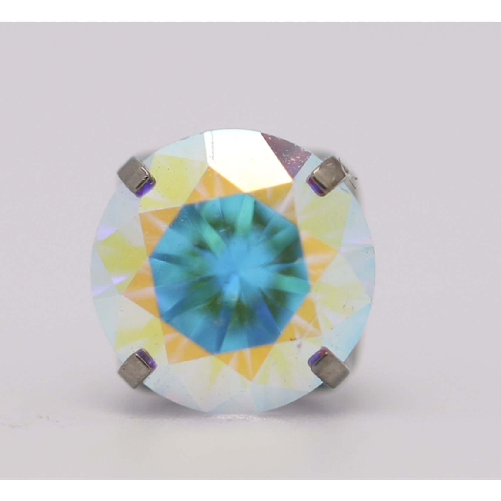 Neometal 18g prong set threadless end 1.5mm paradise shine