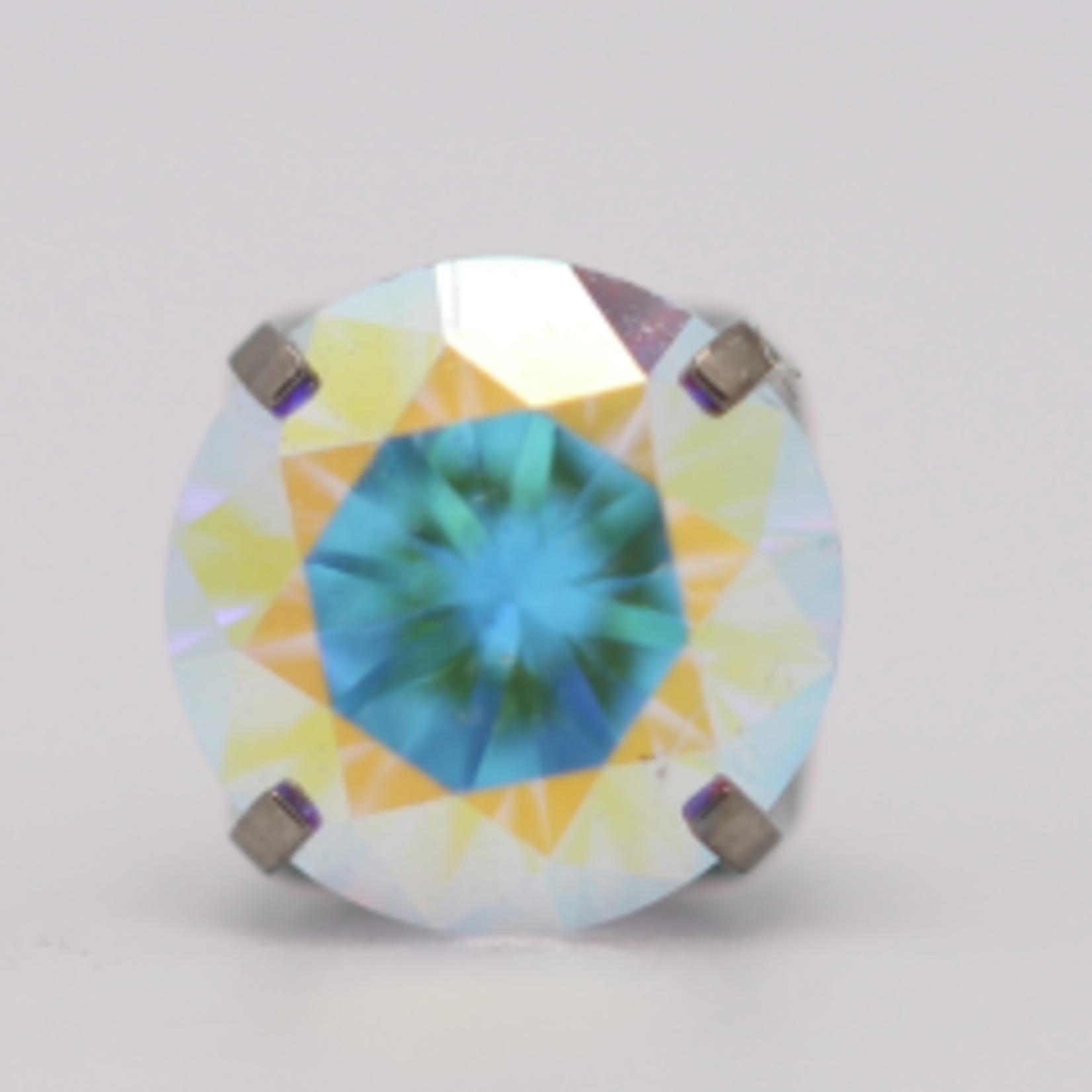 Neometal 18g prong set threadless end 2mm paradise shine
