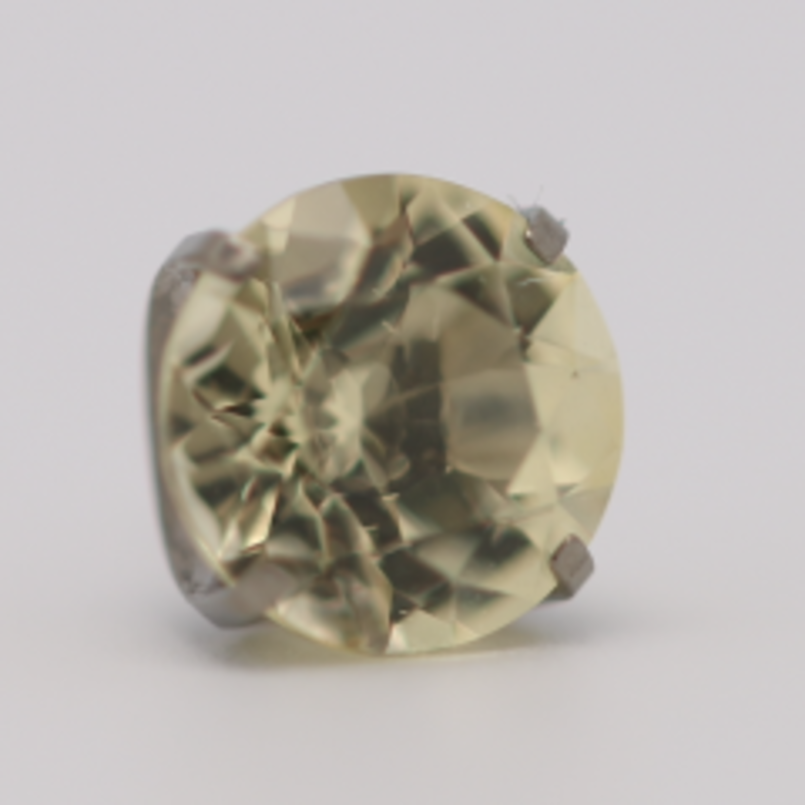 Neometal 18g prong set threadless end 2.5mm yellow