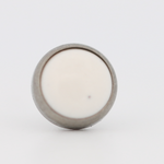 Neometal 18g cabochon bezel set 2mm synthetic white coral