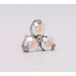 Neometal 18g trinity prong 3x1.5mm aurora borealis